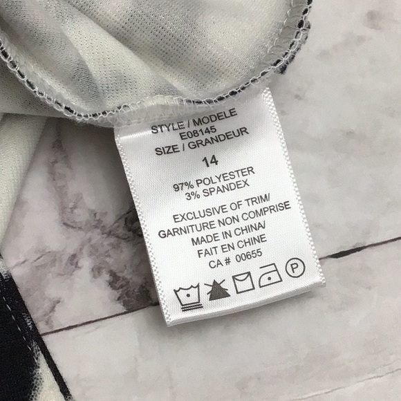 Reitmans Animal Print Pencil Skirt, Size 14 - Picture 6 of 8